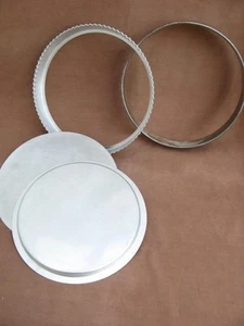 Large flan ring pie tart quiche Either plain ring or loose base 10" wide. - Picture 1 of 3