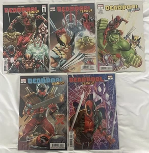 Deadpool Team-Up 2024 Cover A Ausgaben 1 - 5 Komplettsatz Neu eingetütet und mit Kartonunterlage - Bild 1 von 1