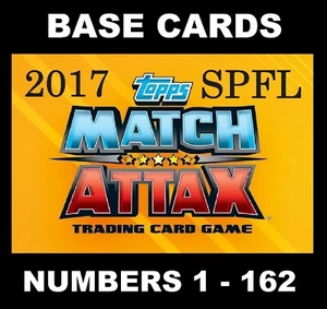 Topps Match Attax SPFL (Scottish) 2017 football cards #1-162 - Picture 1 of 3