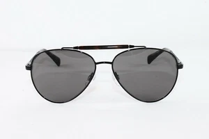 Cole Haan Men's Aviator Sunglasses CH6002 045 Black W/Grey Lens Size 59mm - Picture 1 of 7