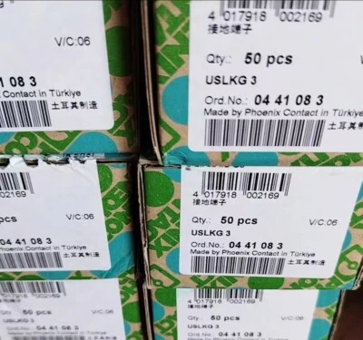 50PCS Phoenix Contact 0441083 grounding terminal USLKG 3 - Image 1 of 2