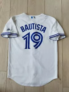 Gr. M Kinder Toronto Blue Jays Baseball Trikot Bautista Shirt Majestic - Bild 1 von 13