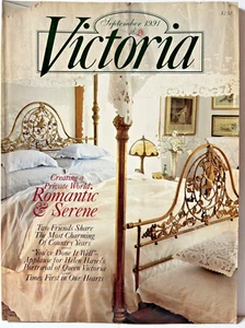 Victoria Magazine Vintage Sept 1991 ~Creating a Private World Romantic & Serene - Picture 1 of 3