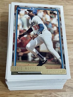 1992 Topps Gold Baseball Cards 1-792 (NM) - You Pick - Complete Your Set - Image 1 of 3