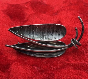 Sehr schöne 835er SILBER BROSCHE gestempelt mit Krone Handarbeit Damenbrosche - Bild 1 von 5