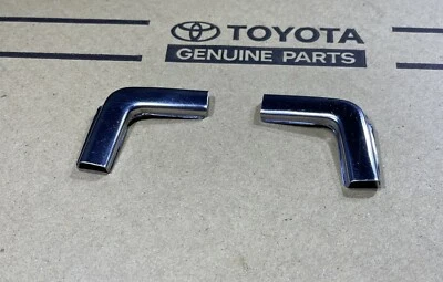 81 - 87 TOYOTA LAND CRUISER FJ60 CHROME LOWER JOINT COVER TRIM WINDSHIELD OEM - Image 1 of 4