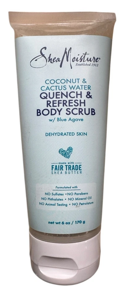 Shea Moisture Coconut & Cactus Water Quench Refresh Body Scrub 6 Oz EA