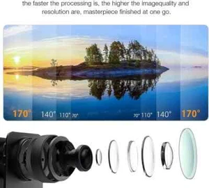 4K HD Sports Action Camera 18MP Waterproof 30M WiFi 170° With Accessories Kit - Picture 1 of 8