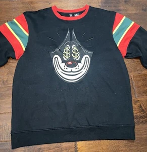 CivilizeD M Sweatshirt Cat Money Street Artist Hipster Skater Fashion Pullover - Picture 1 of 5