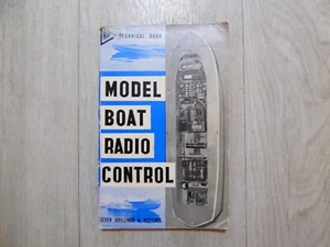 Model Boat Radio Control Technical Book by A R Casebrook, 1965 - Picture 1 of 3