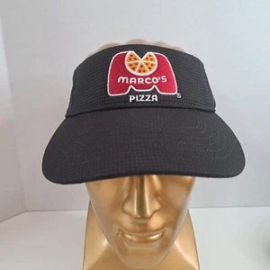 Marco's Pizza Employee Crew Member Uniform Adjustable Sun Visor Marcos - Picture 1 of 7