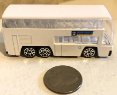 Autobús de transporte REALTOY Royal Caribbean Intl Cruise Line CARRO FUNDIDO A PRESIÓN RCL RCI MUY BUEN ESTADO Foto 1 de 4