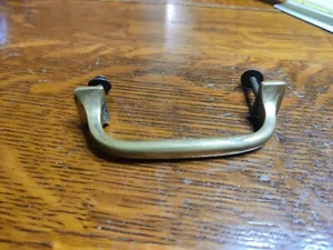 Brass Antique Arts & Crafts Deco Cabinet Handle Drawer Pull 3 5/16" center - Picture 1 of 6
