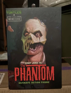 NECA TEENAGE MUTANT NINJA TURTLES X MONSTERS CASEY JONES AS THE PHANTOM MISB - Picture 1 of 2