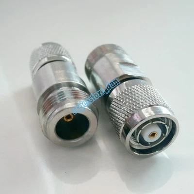10X N Female Jack To RPTNC Male Plug RF Coaxial Connector Adapter  - Image 1 of 4