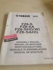Yamaha FZ6 2007 S His Shg (W) Sahg Setup Manual Assembly Preparation