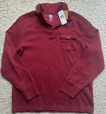Suéter Timberland Rojo Hombre Talla M Nuevo Con Etiquetas Foto 1 de 4