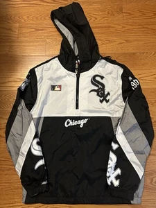 NEW! Mitchell & Ness Cooperstown Collection Chicago White Sox 1/2-Zip Jacket L - Picture 1 of 9