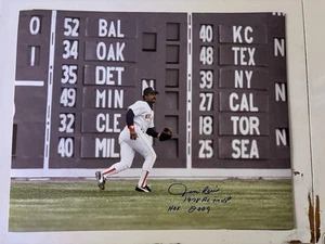 Jim Rice Boston Red Sox HOF Signed 16x20 W/ HOF 2009 & 1978 AL MVP Inscriptions - Picture 1 of 2