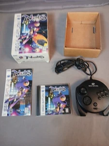 Nights Into Dreams (Sega Saturn) COMPLETE w/ Box manual game control pad - Picture 1 of 13