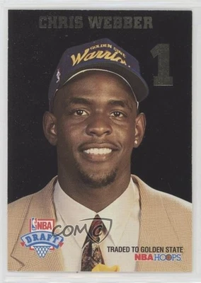 Selecciones de lotería del draft de la NBA Hoops 1993-94 Chris Webber #LP1 novato RC HOF Foto 1 de 2
