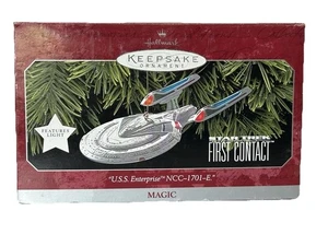 Hallmark Keepsake Ornament Star Trek U.S.S. Enterprise NCC-1701-E 1998 Works - Picture 1 of 4