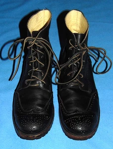 BOTAS DE CUERO FREEBIRD by STEVEN WING TIP NEGRAS talla 11 - Imagen 1 de 7