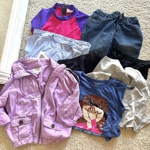 Lot Of Girls Clothes Size 7/8 Spring Summer Clothes 9 Pieces - Picture 1 of 6