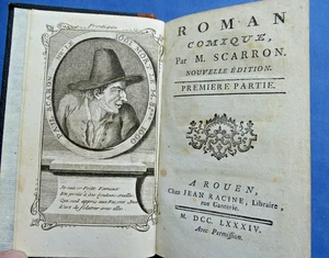 Paul Scarron Roman Comique Racine, Rouen 1784 Raro - Edizione Di 750 Esemplari - Imagen 1 de 4