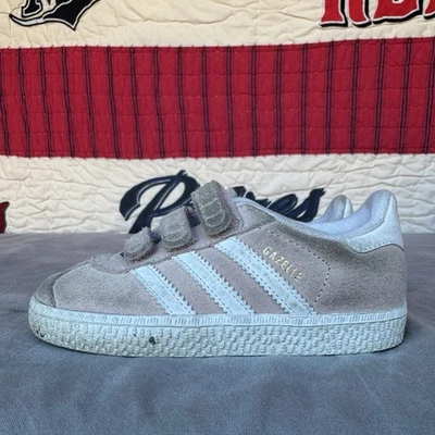 Размер 9k - ребенка ясельного возраста Adidas газель я «Icey розовый» низкий верхний ремень кроссовки AH2229 - Изображение 1 из 4