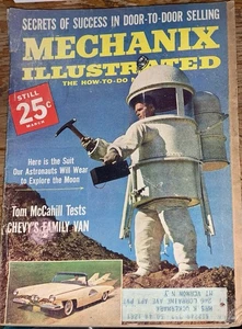 Vintage Mechanix Illustrated Magazine March 1961 ~ Space Suit For The Moon - Imagen 1 de 4