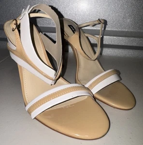 Sandali donna Nine West Miami3 rosa chiaro tacco alto taglia 9M - NUOVI - Foto 1 di 9