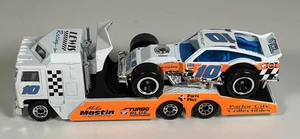 Matchbox Convoy Kenworth Cabover Transporter Lewis Racing Modified Racer  - Imagen 1 de 16