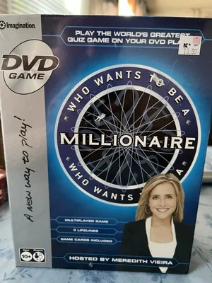 Who Wants To Be A Millionaire? DVD Game w/ Host Meredith Viera NEW SEALED  - Image 1 of 2