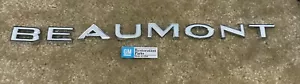 68 NEW BEAUMONT TAIL PANEL LETTER EMBLEMS 1968 - Picture 1 of 2