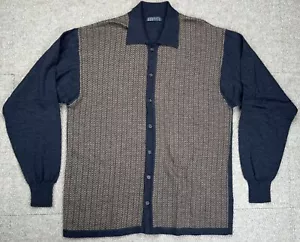 Maglione Barneys New York vintage uomo con bottoni manica lunga taglia media - Foto 1 di 12