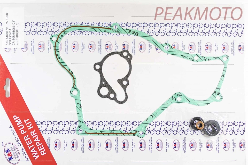 Kit de reparación de bomba de agua Honda CR80R 86-2002, CR85R 03-07 K&S Technologies 75-1008 Foto 1 de 1