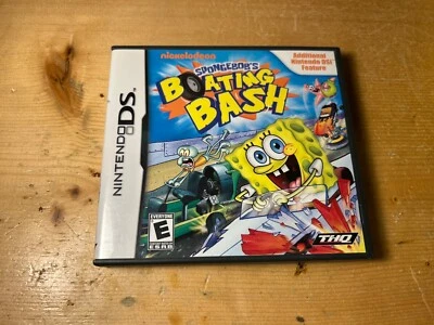 SpongeBob's Boating Bash (Nintendo DS, 2010) W/Manual Tested Ships Free !! - Image 1 of 4