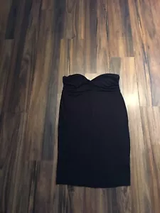 Asos Maternity Black Bandeau Dress Size UK 16 - Picture 1 of 2