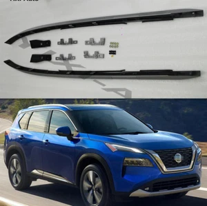 2pc Fits for Nissan Rogue X-Trail T33 2021-24 Roof Rails Side Rail Roof Rack Bar - Picture 1 of 11