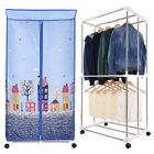 Electric Clothes Dryer Portable Wardrobe Drying Rack Heat Heater Laundry Machine photo