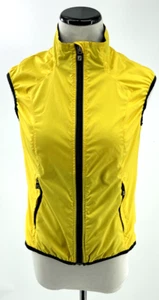 Shebeest Women's Cycling Small Vest, Bike Yellow Packable, Mesh Back, - Picture 1 of 14