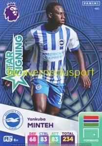 480 YANKUBA MINTEH # BRIGHTON ALBION PANINI PREMIER LEAGUE 2024 2025 ADRENALYN - Picture 1 of 1