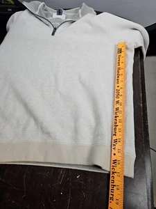 Tommy Bahama Long Sleeve Sweater Beige/Tan 1/4 Zip Size M/M -- aa - Picture 1 of 6