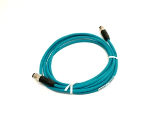 Lumberg Automation 0985 806 100/2M EtherNet/IP Male M12 4-Pin Cordset 900004056 - Picture 1 of 6