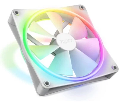NZXT F140 RGB DUO 140mm Case Fan White-NEW!! - Image 1 of 4