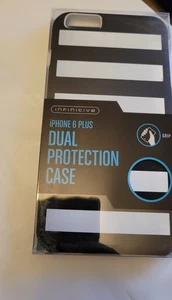 Infinitive iPhone 6 Plus Dual Protection Case schwarz/weiß - Bild 1 von 2