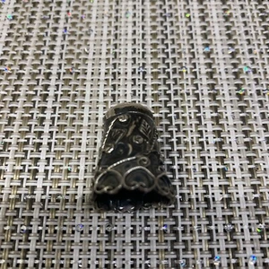 VINTAGE MEXIKANISCHER FINGERHUT STERLINGSILBER - Bild 1 von 5