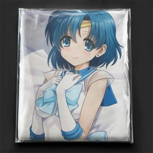 Sailor Moon Mercury Mizuno Ami Dakimakura Pillow Cover 2way 160x50cm New - Picture 1 of 3