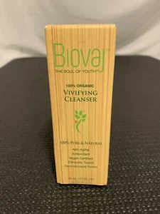 Biovaj Organic Vivifying Cleanser 100% Pure & Natural Vegan Anti Aging Sealed - Picture 1 of 2
